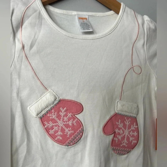 Gymboree Mittens with Faux Fur Winter Long Sleeve Shirt NEW | Size 10 - Picture 2 of 5